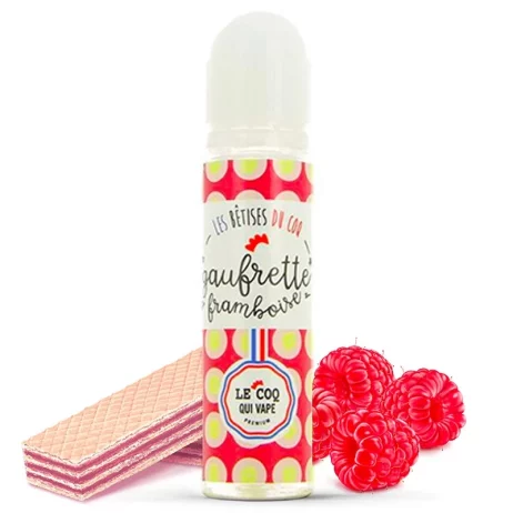 LE COQ QUI VAPE- Gaufrette Framboise 50ml